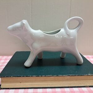 White Ceramic Cow Creamer